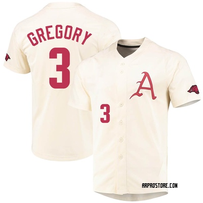 Arkansas Baseball on X: Arkansas combined two uniform design concepts  we've seen a lot lately, the cream color and throwbacks, and knocked it out  of the park with this jersey. Our 𝙎𝙐𝙉𝘿𝘼𝙔